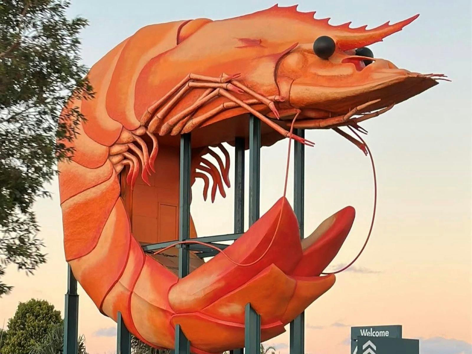 The Big Prawn landmark at West Ballina, a short drive from Ballina Byron Islander Resort